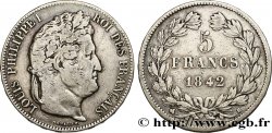 5 francs IIe type Domard 1842 Rouen F.324/96