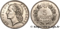 Essai de 5 francs Lavrillier, nickel 1933  F.336/1