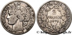 2 francs Cérès, avec légende 1871 Bordeaux F.265/7
