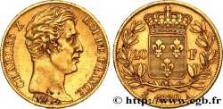20 francs or Charles X 1830 Paris F.520/12