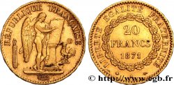 20 francs or Génie, IIIe République 1871 Paris F.533/1