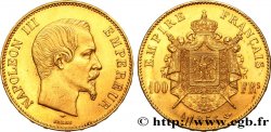 100 francs or Napoléon III, tête nue 1856 Paris F.550/3