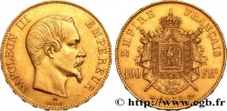 100 francs or Napoléon III, tête nue 1859 Strasbourg F.550/8