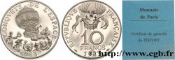Piéfort argent 10 francs Conquête de l’Espace 1983 Pessac F.367/2P