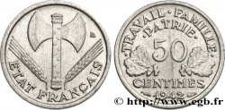 50 centimes Francisque, lourde 1942 Paris F.195/3