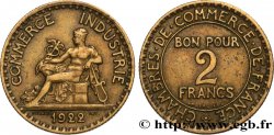 2 francs Chambres de Commerce 1922  F.267/4