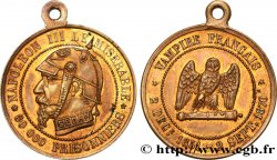Médaille satirique Lt 27, type E “Chouette penchée” 1870  Schw.E1a bélière