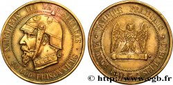 Médaille satirique Lt 27, type E “Chouette penchée” 1870  Schw.E2b 