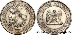 Médaille satirique Lt 27, type E “Chouette penchée” 1870  Schw.E3b 