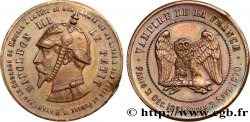 Médaille satirique Lt 32, type C “Chouette monétaire” 1870  Schw.C5b 