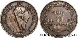 Module de dix centimes, Visite impériale à Lille les 23 et 24 septembre 1853, satirique 1853 Lille VG.3365  var.