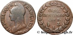 Cinq centimes Dupré, grand module 1800 Limoges F.115/128