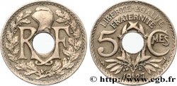 5 centimes Lindauer, petit module 1927  F.122/12 TB 