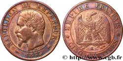 Cinq centimes Napoléon III, tête nue 1855 Bordeaux F.116/24