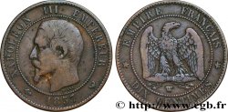 Dix centimes Napoléon III, tête nue 1857 Lille F.133/46