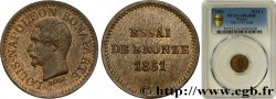 Essai de bronze au module de un centime, Louis-Napoléon Bonaparte 1851 Paris VG.3297 