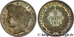 1 franc Cérès, Troisième République, petit A 1871 Paris F.216/2 MS62 