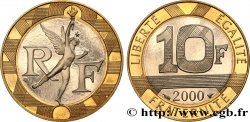 10 francs Génie de la Bastille, BE (Belle Épreuve) 2000 Pessac F.375/17 var.