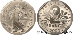 2 francs Semeuse, nickel, BE (Belle Épreuve) 2000 Pessac F.272/28 var.