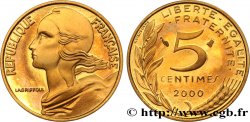 5 centimes Marianne, BE (Belle Epreuve) 2000 Pessac F.125/44 var.