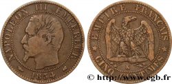 Cinq centimes Napoléon III, tête nue 1854 Bordeaux F.116/13