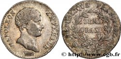 Demi-franc Napoléon Empereur, Calendrier révolutionnaire 1805 Paris F.174/10