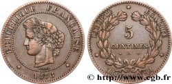 5 centimes Cérès 1876 Paris F.118/13 TB35 