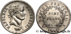 Demi-franc Napoléon Ier tête laurée, Empire français 1809 Paris F.178/1
