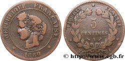 5 centimes Cérès 1880 Paris F.118/21