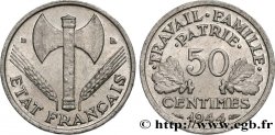 50 centimes Francisque, légère 1944 Beaumont-Le-Roger F.196/5