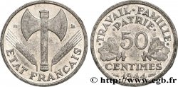 50 centimes Francisque, légère 1944 Beaumont-Le-Roger F.196/5