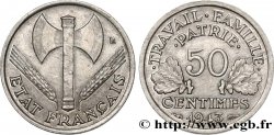 50 centimes Francisque, légère 1943  F.196/2