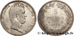 5 francs type Tiolier sans le I, tranche en creux 1830 Paris F.313/1 MB20 