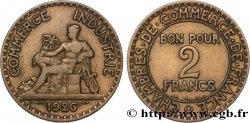 2 francs Chambres de Commerce 1926  F.267/8 VF30 