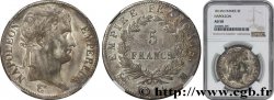5 francs Napoléon Empereur, Empire français 1814 Toulouse F.307/82 SUP58 NGC