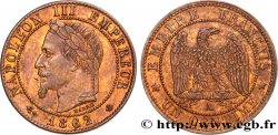 Un centime Napoléon III, tête laurée 1862 Paris F.103/4