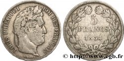 5 francs IIe type Domard 1834 Lille F.324/41