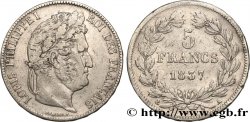 5 francs IIe type Domard 1837 Paris F.324/61 VF20 