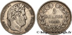 5 francs IIe type Domard 1838 Bordeaux F.324/72 TB20 