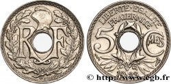 5 centimes Lindauer petit module 1923 Poissy F.122/7 var. TTB52 
