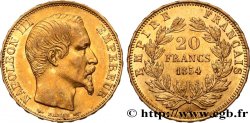 20 francs or Napoléon III, tête nue 1854 Paris F.531/2