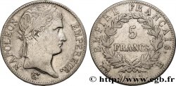 5 francs Napoléon Empereur, Empire français 1811 Rouen F.307/28 TB+ 