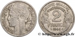2 francs Morlon, aluminium 1945 Castelsarrasin F.269/7