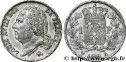 1 franc Louis XVIII 1819 Paris F.206/24 AU53 