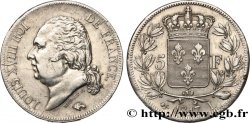 5 francs Louis XVIII, tête nue 1817 Bayonne F.309/22