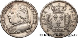 5 francs Louis XVIII, buste habillé 1815 Perpignan F.308/29