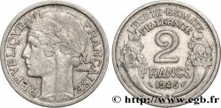 2 francs Morlon, aluminium 1945 Beaumont-Le-Roger F.269/6