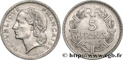 5 francs Lavrillier, aluminium, 9 ouvert 1948  F.339/13