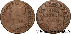 Cinq centimes Dupré, grand module 1799 Paris F.115/46