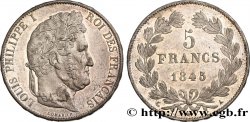 5 francs IIIe type Domard 1845 Paris F.325/6